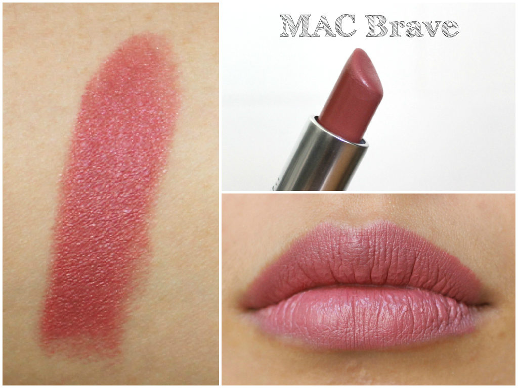 MAC Lipstick Swatch Book - MAC Brave