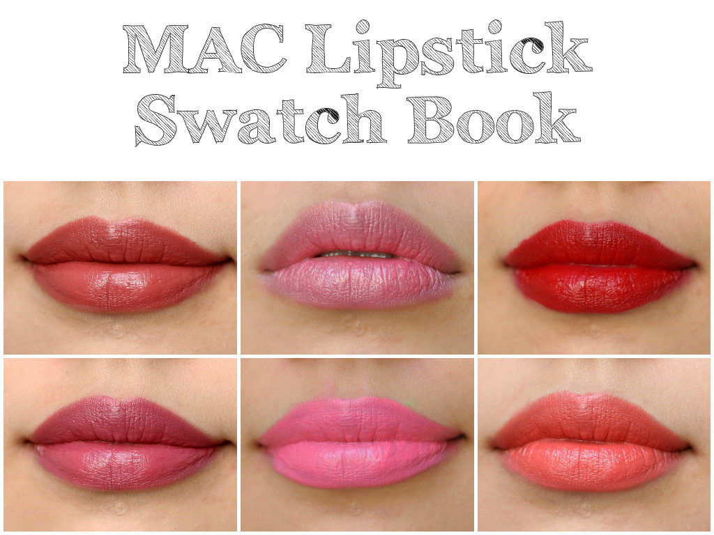 MAC Lipstick Swatch Book