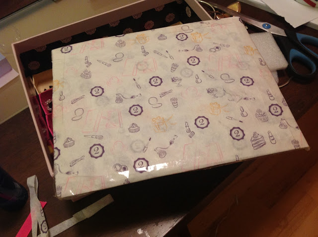 Glossybox DIY Idea 1 - Earring Storage box 