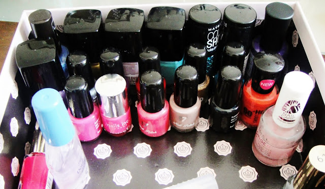 Glossybox DIY 2 - Cheap Nail Polish Organiser Step-by-Step Tutorial