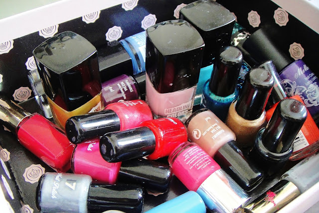 Glossybox DIY 2 - Cheap Nail Polish Organiser Step-by-Step Tutorial