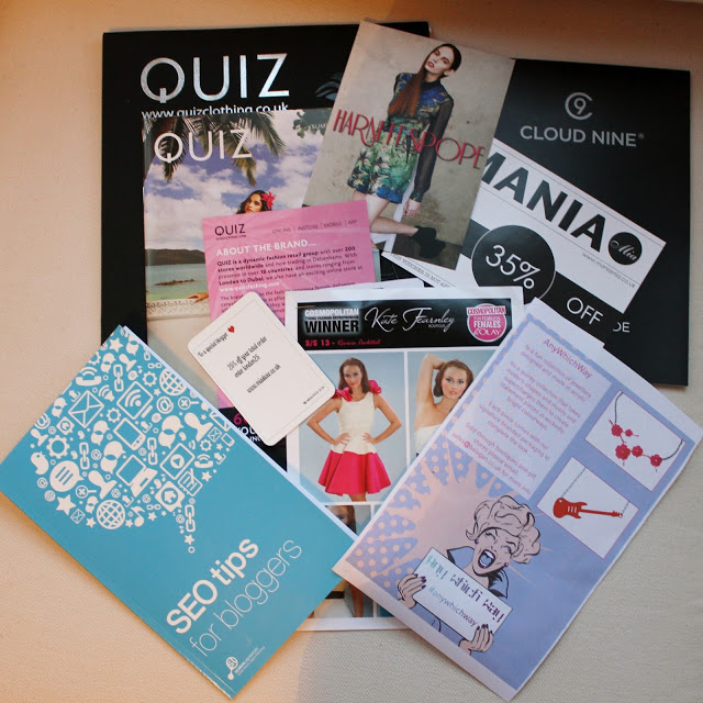 A Diary Entry to London Bloggers Party Goody Bag