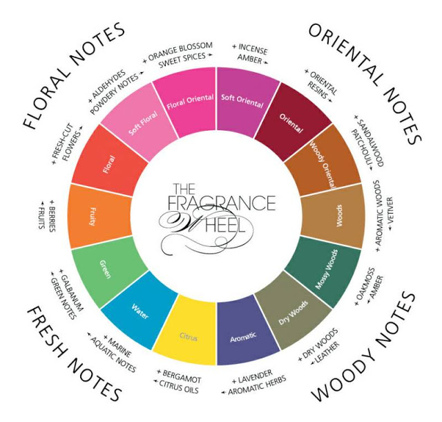 The 2010 Fragrance Wheel with Examples