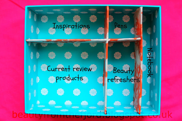 Glossybox DIY 3 - Beauty & Stationary Storage Box