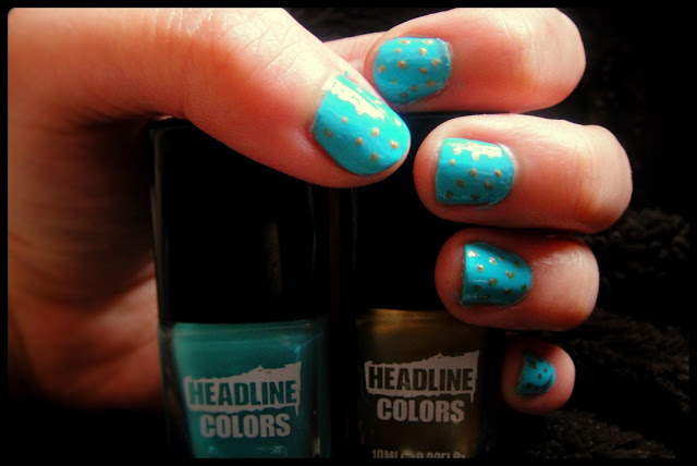 Headline Colors Nail Art and Review Poolside Party Glamour