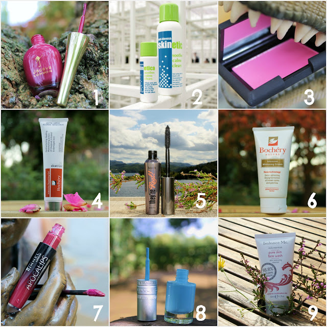 October Picture Favourites with Creative Backgrounds Beauty, Benefit, Bochery Nature, Jacava, Rimmel, Skinetica, Smooch, T.LeClerc, 