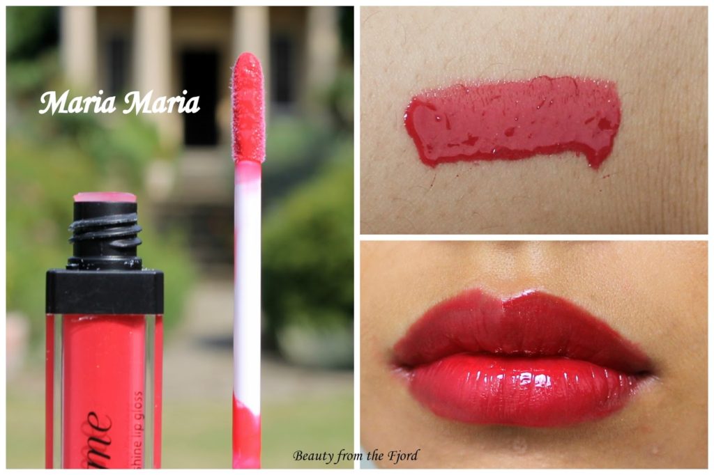 Sleek Makeup Gloss Me Review and Swatches: Maria Maria