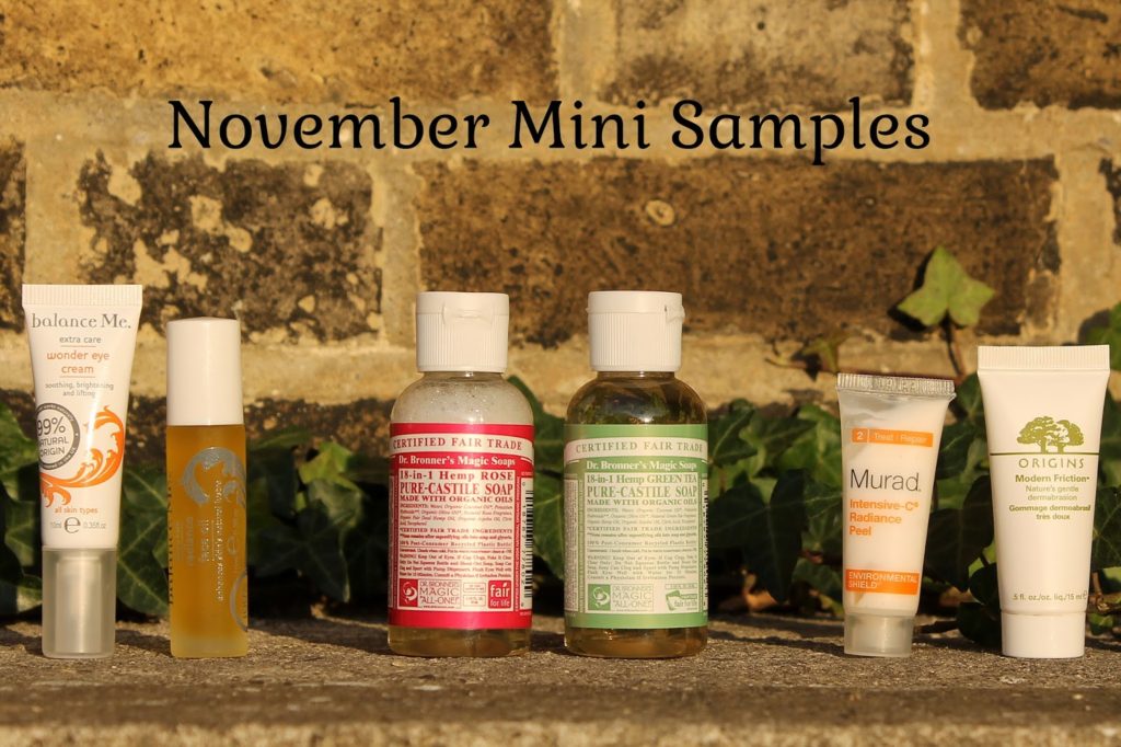 November Mini Samples Review
