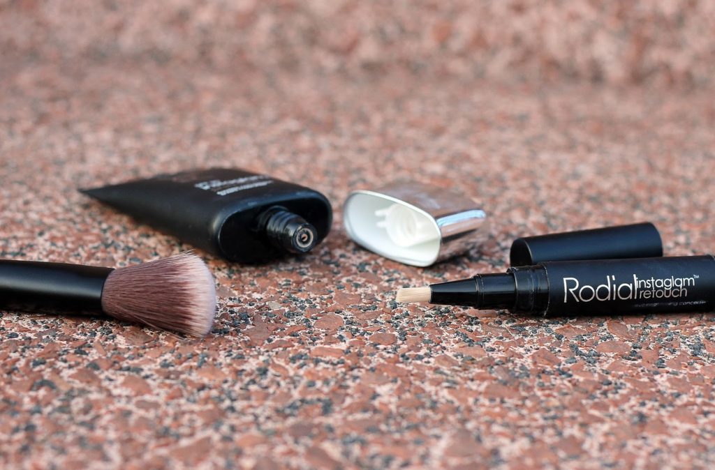 Rodial Makeup Products Review and Swatches - Rodial Instaglam Skin Tint, Rodial Instaglam Retouch and Rodial Sculpting Brush