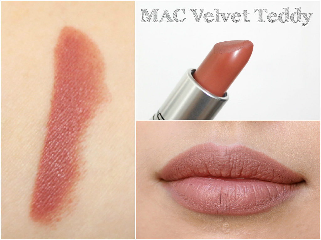 MAC Lipstick Haul Including Swatches: Velvet Teddy