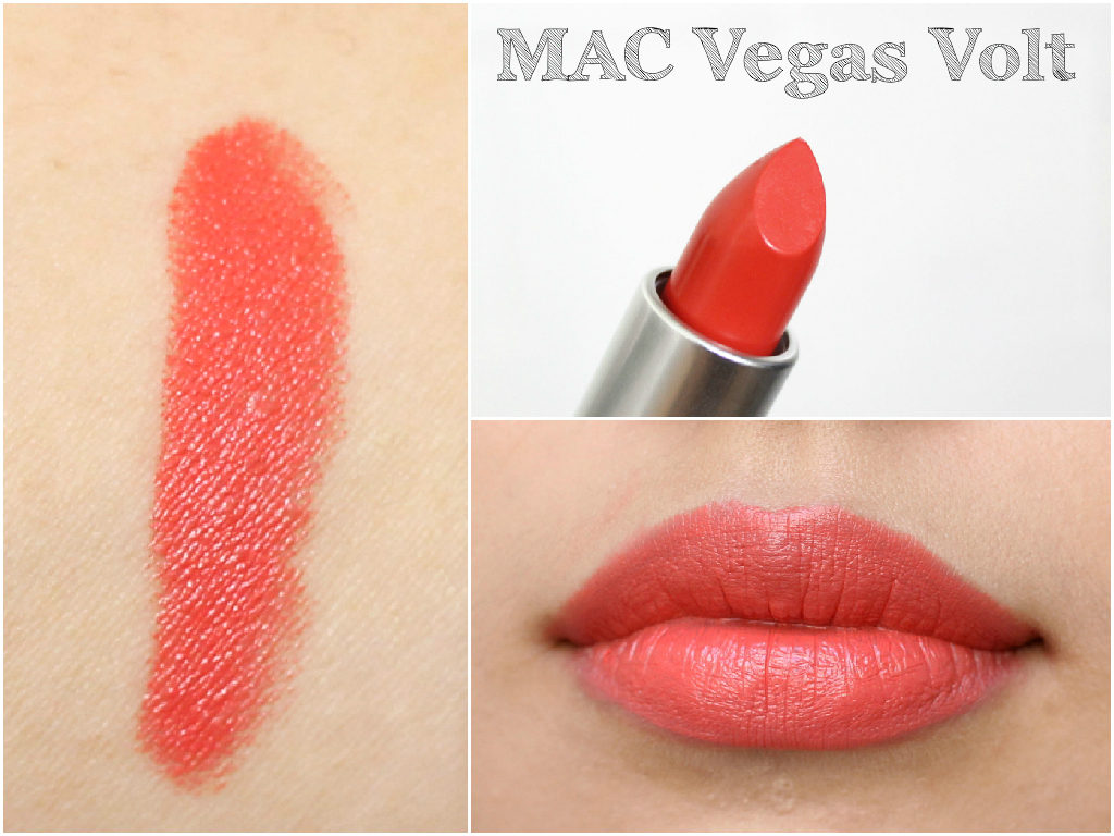 MAC Lipstick Swatch Book - MAC Vegas Volt