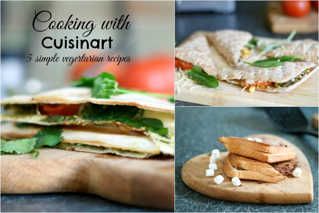 5 Simple Vegetarian Recipes Using Cuisinart Sandwich Maker