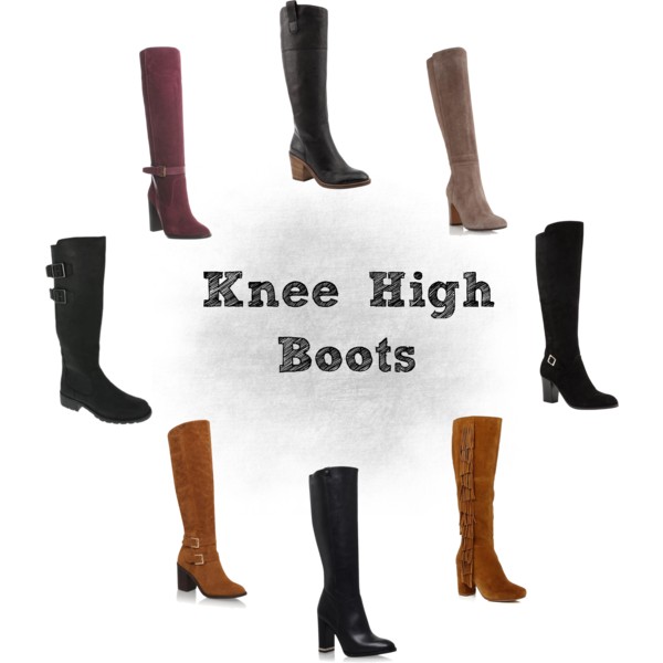 Block Heeled Knee High Boots for Autumn/Winter
