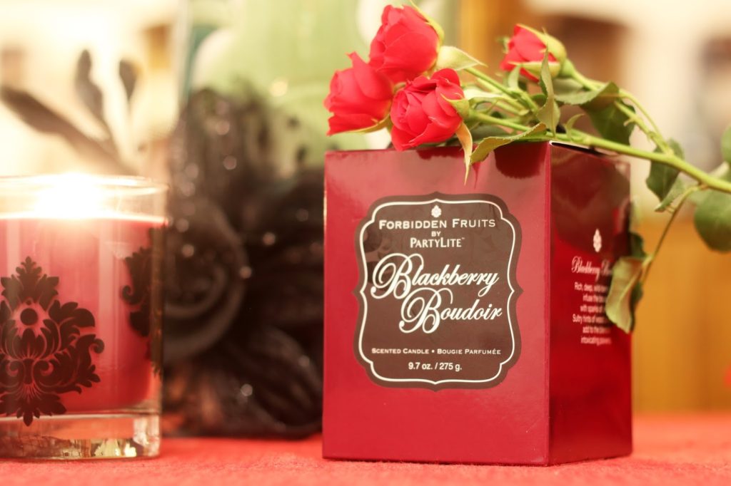 PartyLite Blackberry Boudoir for Valentine’s Day