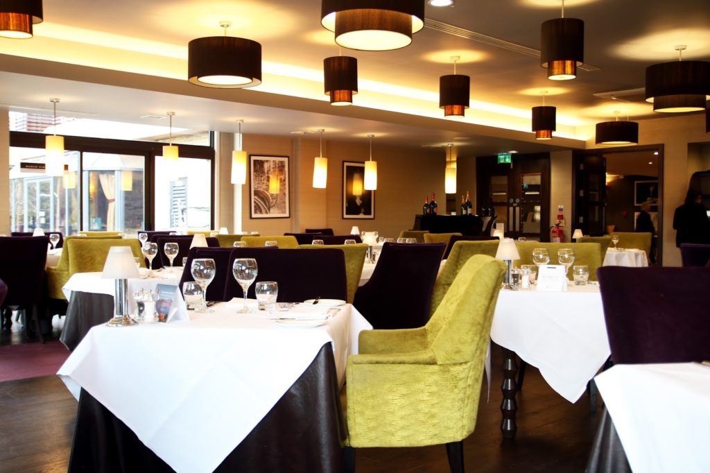 Dining at Marco Pierre White Steakhouse Double Tree by Hilton Cambridge