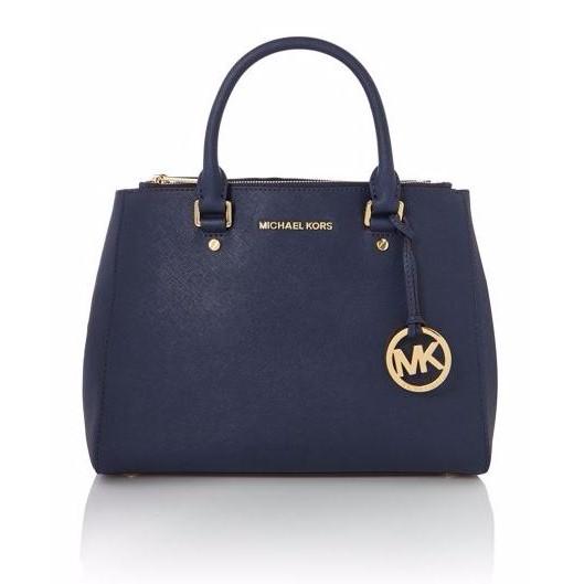 Michael Kors Sutton Navy Medium Tote Bag