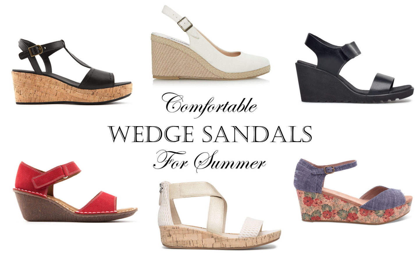 Comfortable Wedge Sandals for Summer