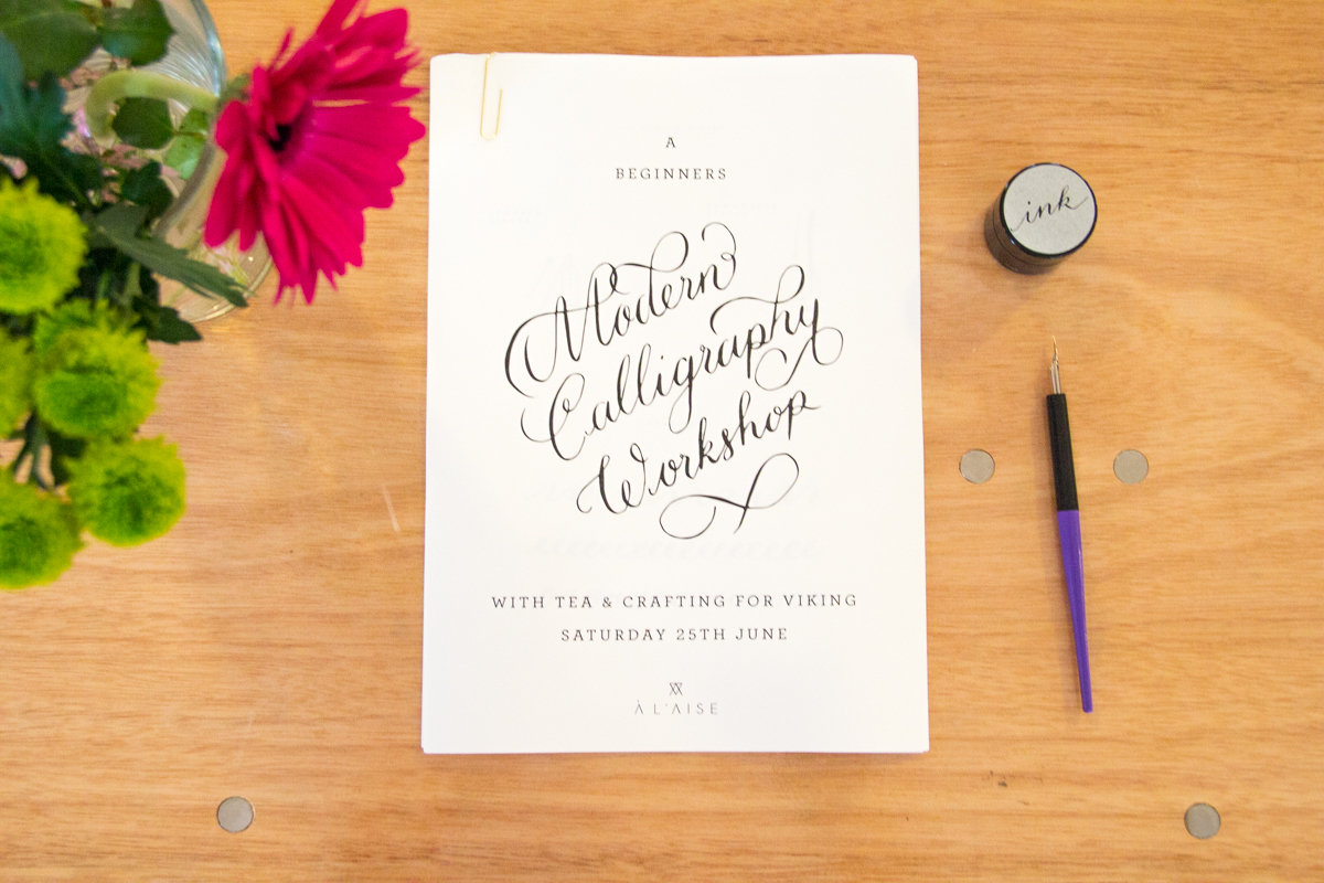 Viking Arty Party: A Crafting Afternoon with Viking - Modern Calligraphy