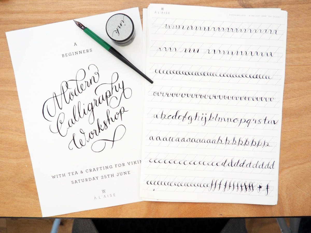 Viking Arty Party: A Crafting Afternoon with Viking - Modern Calligraphy