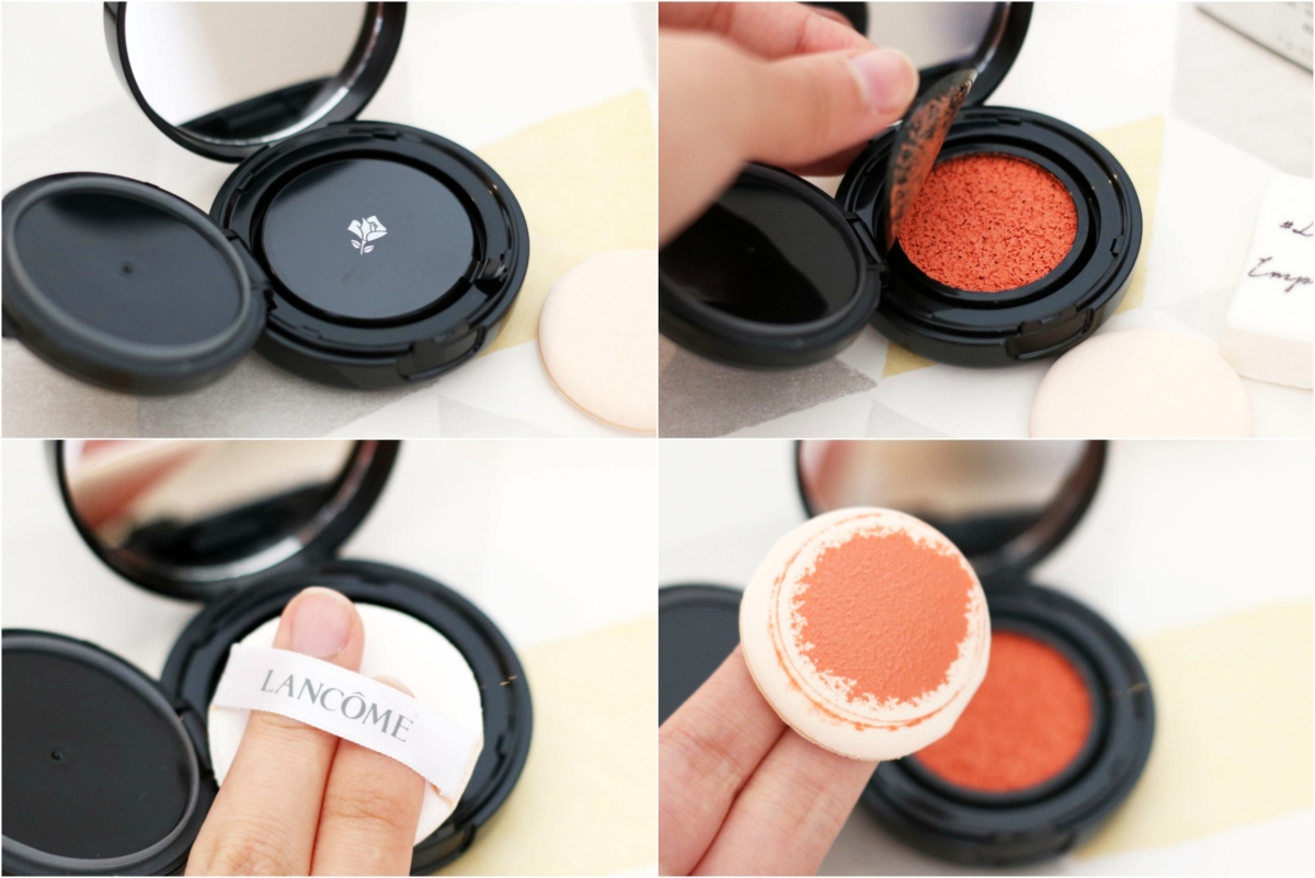 Lancôme Cushion Blush Subtil in Orange Splash Review and Swatches