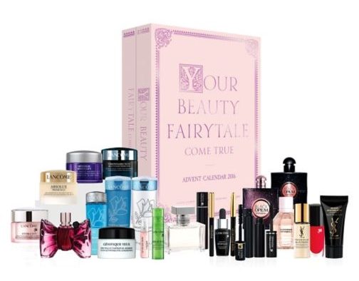 Boots Luxury Beauty Advent Calendar - Your Beauty Fairytale Come True 2016 content