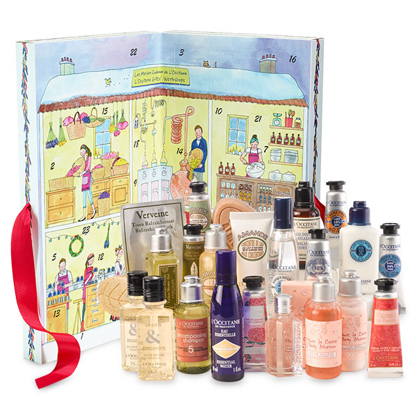 L'Occitane Advent Calendar 2016 content