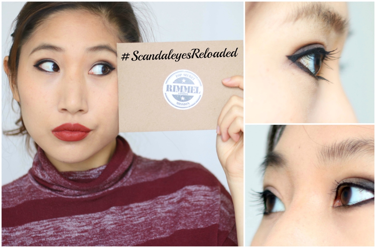 #ScandaleyesReloaded: Rimmel Scandaleyes Reloaded Mascara -Black and Extreme Black, Scandaleyes Precision Micro Eyeliner and Scandaleyes Thick and Thin Eyeliner Review