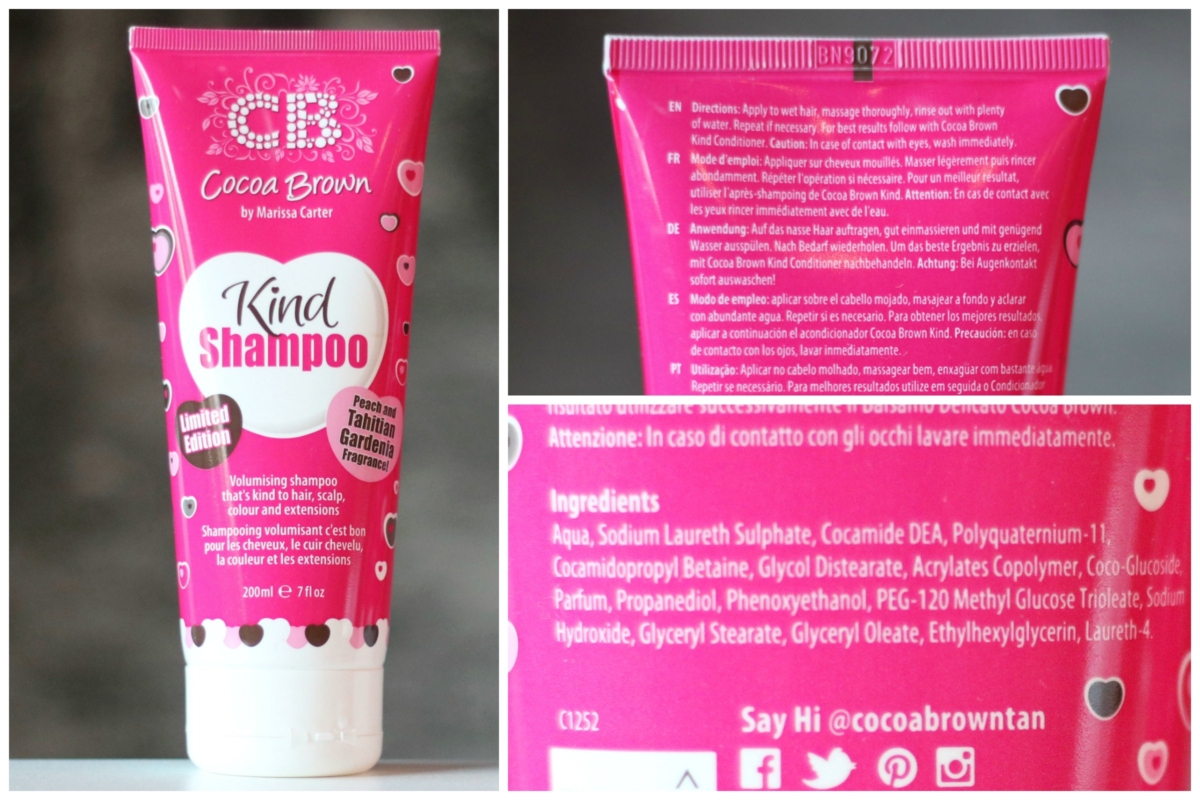 Cocoa Brown Kind Shampoo Ingredients