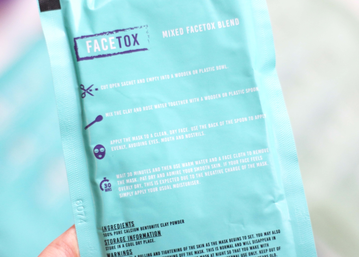 FaceTox Review - What's in the FaceTox Box: Mixed Facetox Blend