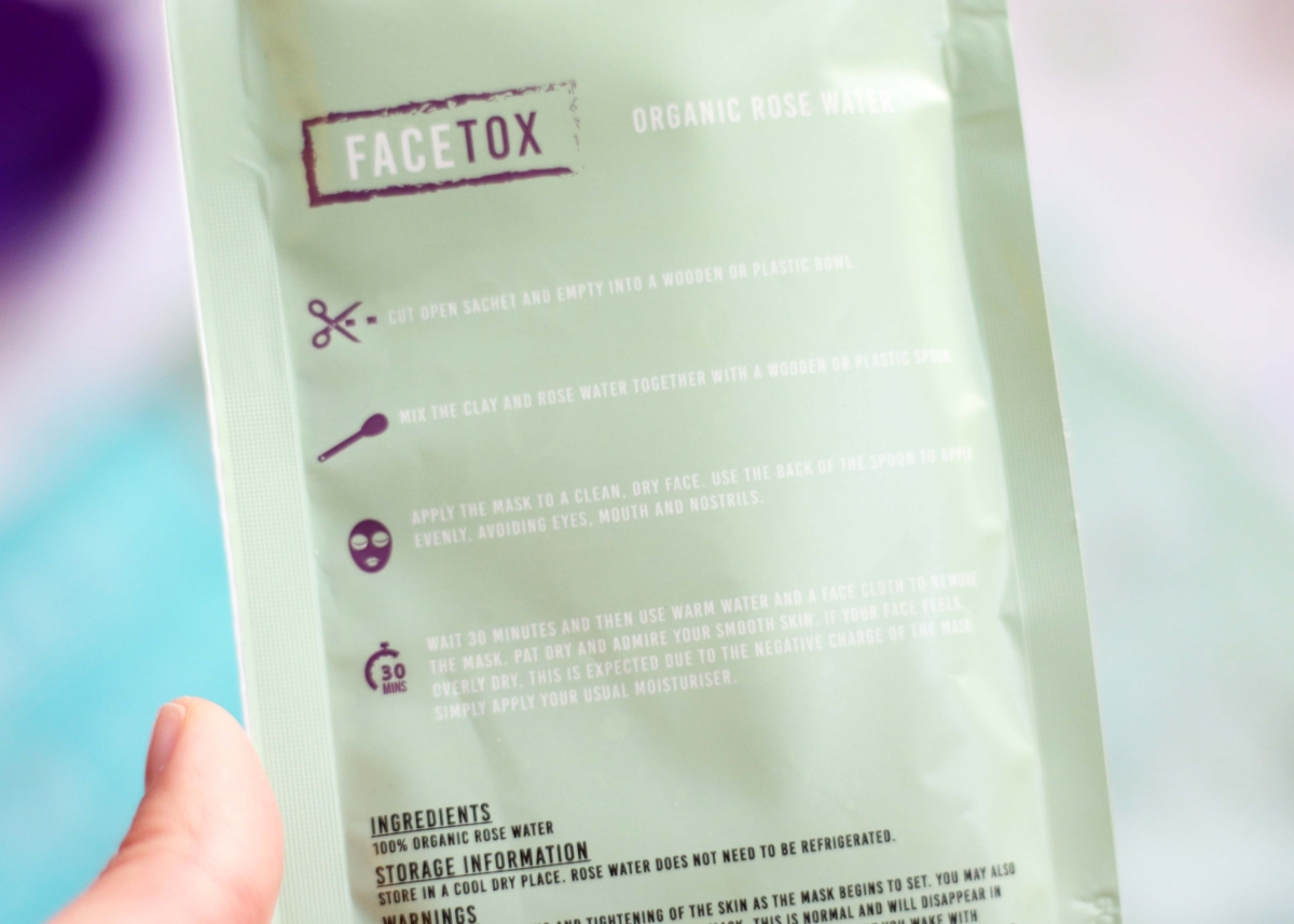 FaceTox Review - What's in the FaceTox Box: Organic Rose Water