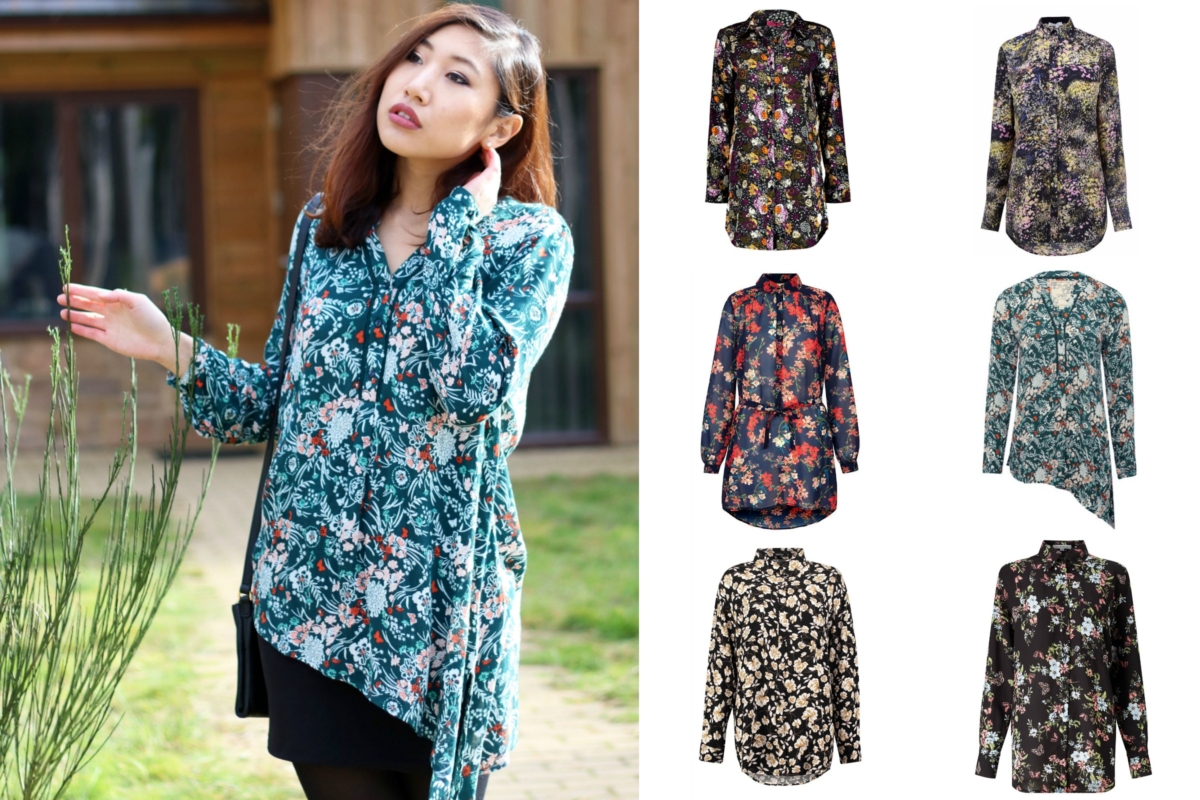 The Best Longline Floral Shirts & Blouses for Autumn & Winter