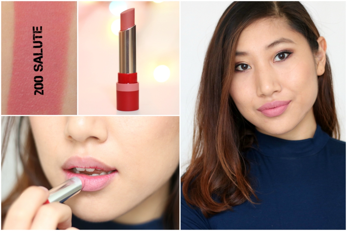 Rimmel London The Only 1 Matte Lipstick Review & Swatches - 200 Salute